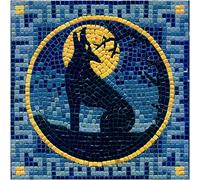 ALEA Mosaic Kit Mosaico Fai da Te, 20x20cm, Lupo