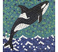 ALEA Mosaic Kit Mosaico Fai da Te, 20x20cm, Orca