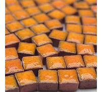 ALEA Mosaic Mini Mosaico (5x5x3mm), 1000 Pezzi Arancione, RO01