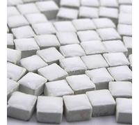 ALEA Mosaic Mini Mosaico (5x5x3mm), 1000 Pezzi Pearl White, WW02