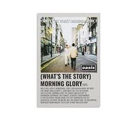 Aleakea Stampa artistica da parete su tela, stile vintage, motivo: Oasis What's The Story (Morning Glory) 1995, decorazione artistica da parete per casa, camera da letto, soggiorno, 30 x 45 cm