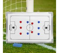 aleawol Lavagna Tattica Calcio, Lavagna Tattica a Due Lati, Lavagna Tattica Magnetica Calcio, Lavagna Calcio per Insegnare e Formazione (45 x 30,5 cm)