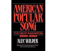 Alec Wilder American Popular Song (Copertina rigida)