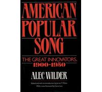 Alec Wilder American Popular Song (Copertina rigida)