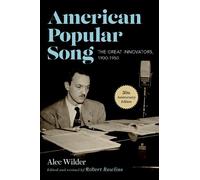 Alec Wilder American Popular Song (Tascabile)