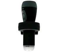 Alecto ATL-110 Lampada notturna LED con sensore di luce - Torcia d’emergenza - accensione automatica in caso di blackout - intensità regolabile - ricaricabile - nera