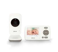 Alecto DVM71 Baby Monitor con Telecamera - Baby Monitor Display 2.4" - Fotocamera Baby - Portata 50m - Batteria 10h - Bianco/Tortora