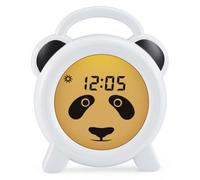 Alecto BC100PANDA Sveglia Bambini e Trainer del Sonno con Luce Notturna | Trainer del sonno per bambini con luce notturna regolabile, sveglia digitale, ricaricabile via USB e design a panda
