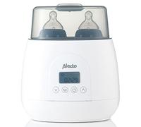 Alecto BW700TWIN - Scaldabiberon doppio - Senza BPA - Sterilizzatore - Tempo di riscaldamento preimpostato - Bianco
