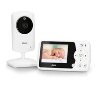 Alecto DVM-64 - Babyphone con telecamera, 2.4"-Farbdisplay, bianco