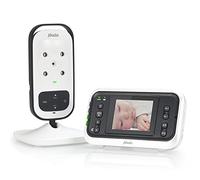 Alecto DVM75 Baby Monitor con telecamera - Baby Monitor con visione notturna - Baby Monitor da interno con allarme e schermo da 2,4 pollici - Bianco/Grigio