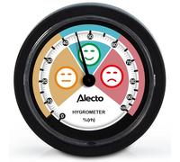 Alecto WS-05 igrometro - misura umidità relativa - senza batterie - per interni - analogici - 60 mm di diametro - nero