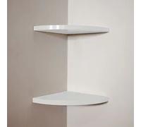 Aleda Stone Easy Shelf Doppia Mensola Doccia Multiuso Angolare A Scomparsa In Marmo Resina Silk Light