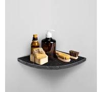Aleda Stone Easy Shelf Mensola Doccia Multiuso Angolare A Scomparsa In Marmo Naturale Dark Sky Lucido Codice Prod: Drkas1lu18