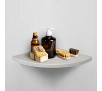 Aleda Stone Easy Shelf Mensola Doccia Multiuso Angolare A Scomparsa In Marmo Resina Silk Grey Lucido Codice Prod: Skras1lu18