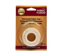 Aleene's Fabric Fusion Nastro Adesivo - Colla per Tessuti 2,5 cm x 6 m - Atossica Colla Trasparente per Hobby, Riparazioni Veloci, Fai da te e Cucito Creativo