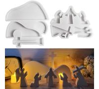 ALEFBET Stampi in silicone, stampo in silicone Gesù è risorto, stampo fai da te in silicone Gesù è risorto, stampi in gesso per versare, stampi in resina epossidica