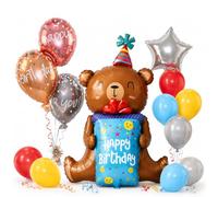 ALEGRE® Set di palloncini di compleanno con orsetti
