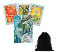 Aleister Crowley Thoth Tarot - Carte Pocket Deck Esoteriche AGM Con Borsa