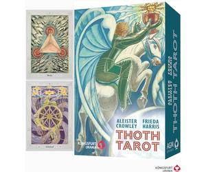 Aleister Crowley Thoth Tarot (Pocket Ausgabe, Deutsch, DE): 78 Karten mit Anleitung
