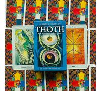 Aleister Crowley Thoth Tarot Pocket Svizzero Mazzo Carte US GAMES SYSTEMS NUOVO