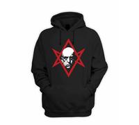 Aleister Crowley Unicursal Esagramma Pagana Pullover con Cappuccio