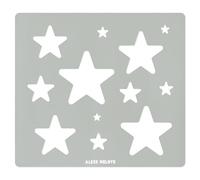 Aleks Melnyk No.206 Stencil in Metallo per Gioielli, Stencil a Forma di Stella per Orecchini, Modello Lapidario per Cabochon, Modelli per Creazione di Gioielli, Orecchini fai da te