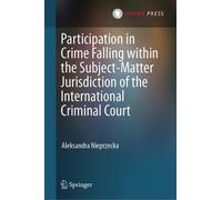 Aleksandra Niep Participation in Crime Falling within the Sub (Copertina rigida)