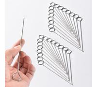Alele Poultry Lacers - Spille da 15,2 cm, in acciaio inox, per tralcare tacchino e pollame (30p)