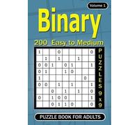 Alena Gurin Binary puzzle books for Adults (Tascabile)