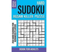 Alena Gurin Hard Sudoku Jigsaw Killer Puzzle Book for Adults (Tascabile)