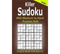 Alena Gurin Killer Sudoku Puzzle Book for Adults (Tascabile)
