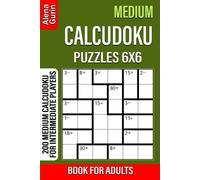 Alena Gurin Medium Calcudoku Puzzles 6x6 Book for Adults (Tascabile)