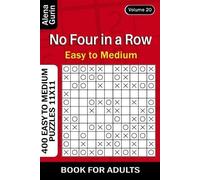 Alena Gurin No Four in a Row puzzle book for Adults (Tascabile)