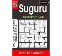 Alena Gurin Suguru puzzle book for Adults (Tascabile)