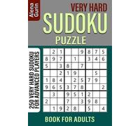 Alena Gurin Very Hard Sudoku Puzzle Book for Adults (Tascabile)