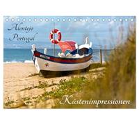 Alentejo Portugal - Küstenimpressionen (Tischkalender 2026 DIN A5 quer), CALVENDO Monatskalender: Traumhafte Einblicke in die alentejanischen Küste Portugals