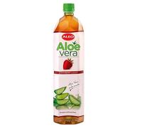 ALEO 1.5L Premium Strawberry Aloe Vera Drink - Natural, No Preservatives, No Artificial Colors Superior Taste Award 2025
