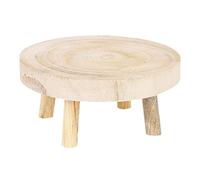 ALEOHALTER Supporto per sollevatore in legno per piante, mini sgabello rotondo per bambini e adulti, decorazione interna ed esterna