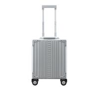 Aleon Trolley cabina Business a 4 ruote in Alluminio, 42 cm, con scomparto per laptop color argento