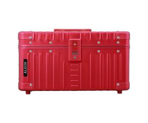 Aleon Trousse da viaggio Classic in alluminio, 39 cm rosso