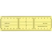 Aleph Righello-squadra, modello di piccole dimensioni, 16 cm