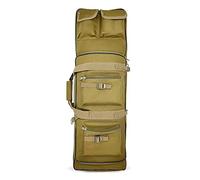 Alephnull Custodia Tattica per Pistola e Borsa Tattica per Fucile Custodie Morbide per Fucili Adatto per La Caccia all'Aperto (Braun, L)