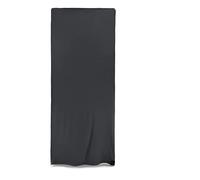 Alephnull Sacco a pelo in pile per escursioni, campeggio, 180 x 80 cm, colore: nero