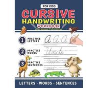 Alerksousi Publishing Cursive Handwriting Workbook For Kids (Tascabile)