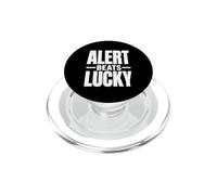 Alert Beats Lucky - Campagna per la sicurezza sul posto di lavoro PopSockets PopGrip per MagSafe