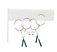 Alert Set da badminton per 4 persone, set di giocattoli sportivi con rete.