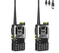 ALERVITES K61 Walkie Talkie, Radio Dual Band per UHF VHF 144-146/430-440MHz, Walkie Talkie portatile con funzione di clonazione wireless, VOX, riduzione del rumore per adulti