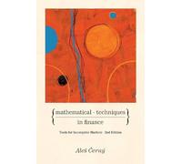 Ales Cerný Mathematical Techniques in Finance (Tascabile)