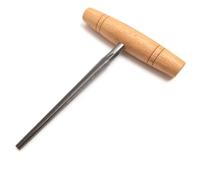 Alesatore affusolato per foro del perno del ponte per chitarra acustica, strumento da liutaio 3°/5° compatibile con Martin Gibson, acciaio ad alta velocità semi-scanalato con manico a T, strumento per